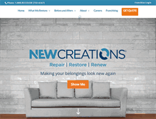 Tablet Screenshot of newcreations.com